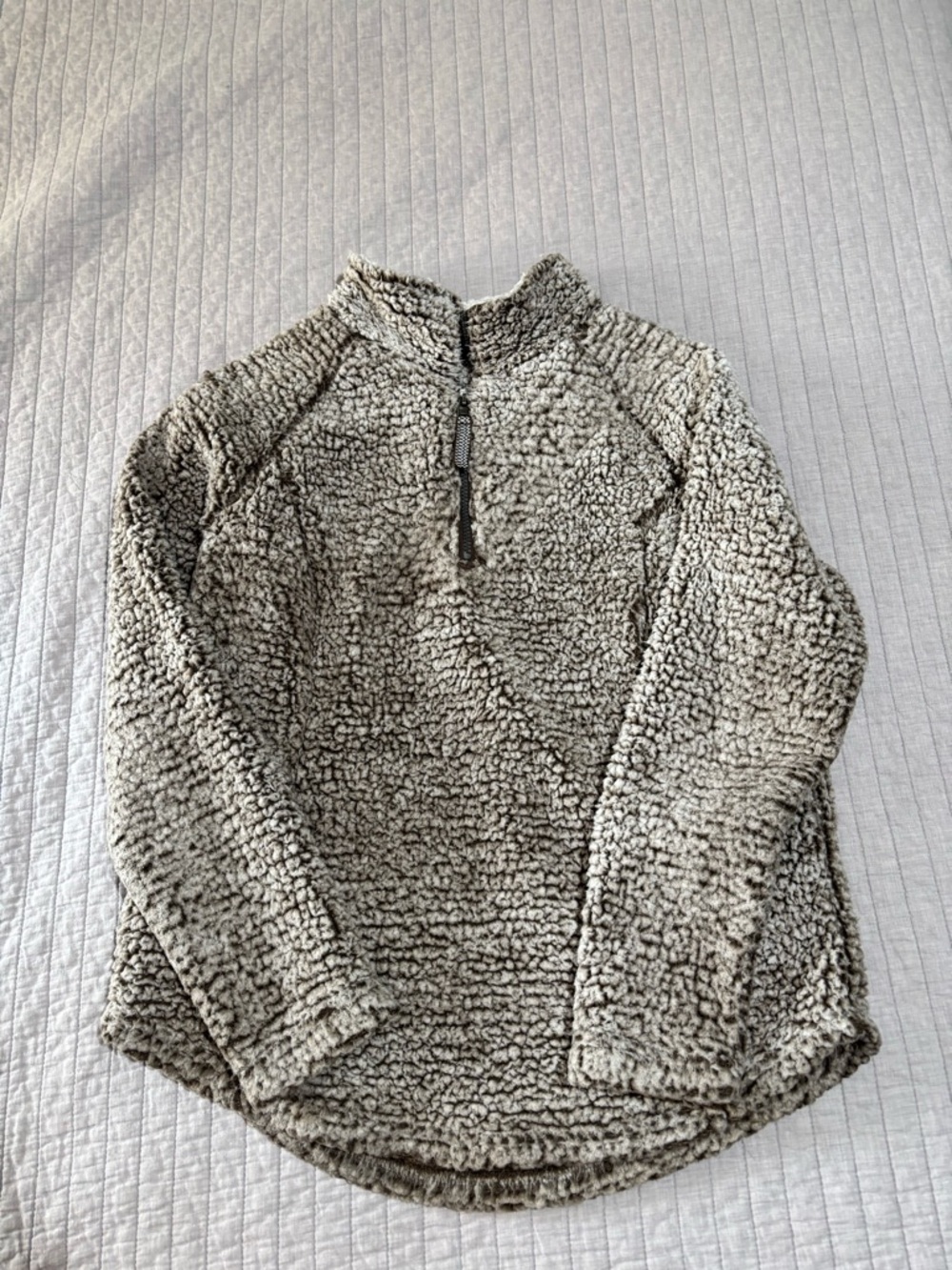 Women's Plush Half-Zip Sherpa Pullover